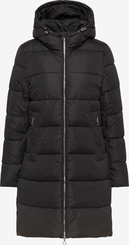 Manteau d’hiver Usha en noir : devant