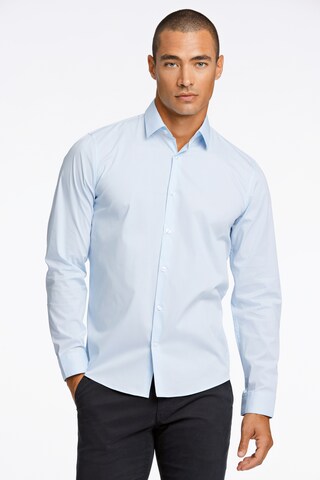 Lindbergh Slim fit Business Shirt in Blue: front