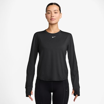 NIKE Funktionsshirt 'One' in Schwarz: Vorderseite