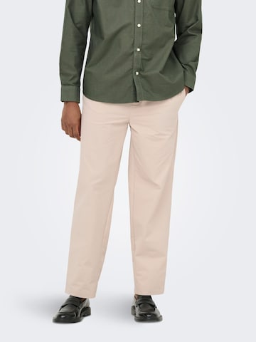 Loosefit Pantaloni 'ONSSinus' di Only & Sons in grigio: frontale