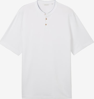 TOM TAILOR Men + Shirt in Wit: voorkant