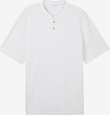 T-Shirt TOM TAILOR Men + en blanc : devant