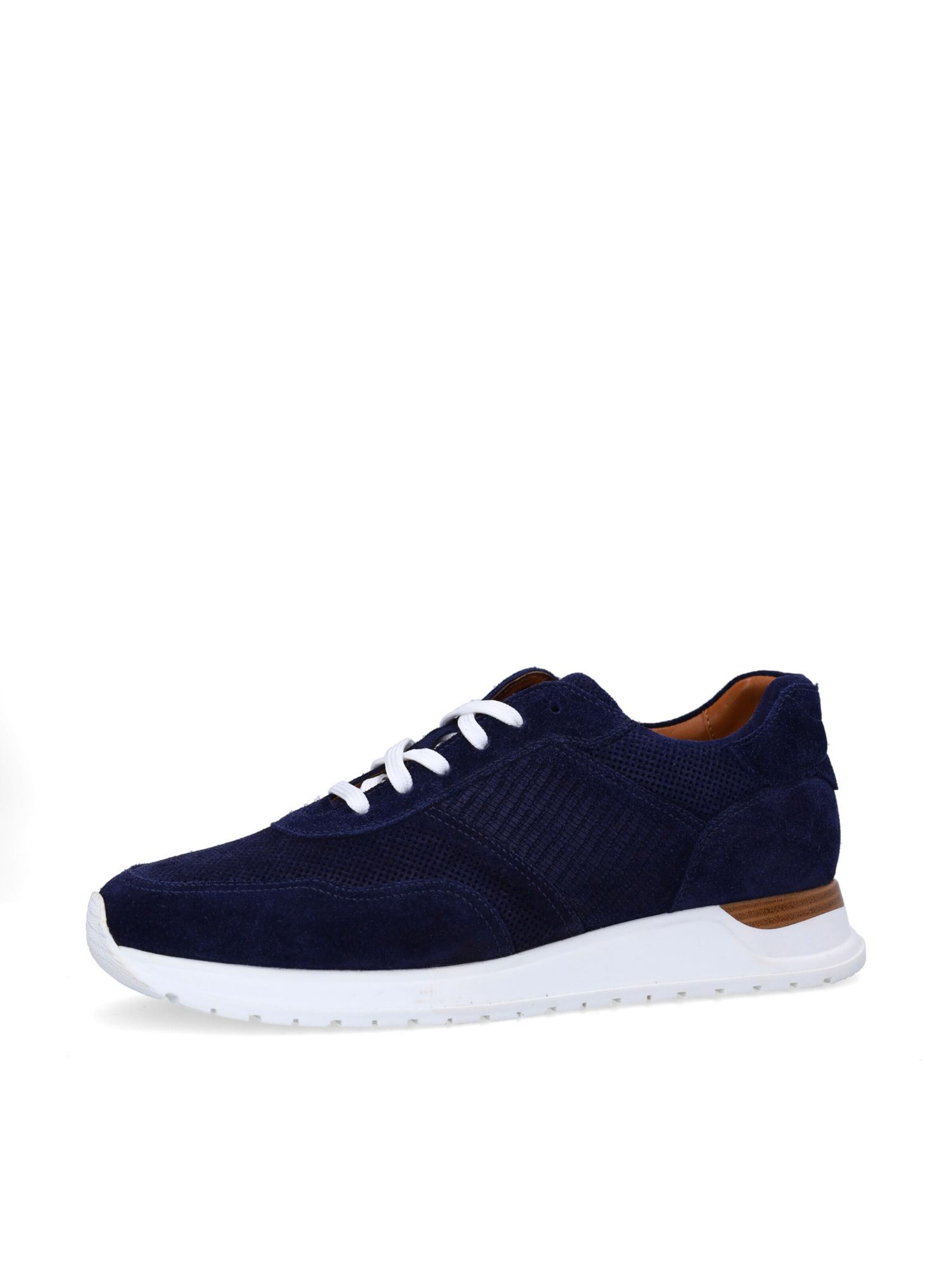 Baskets basses MANFIELD en bleu : devant