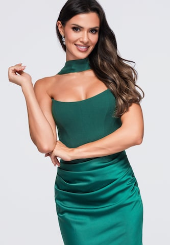 Ombre Avondjurk in Groen