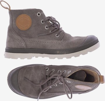 Palladium Dress Boots in 36 in Grey: front
