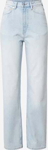 WEEKDAY Jeans 'Rowe Extra High Straight' in Blauw: voorkant