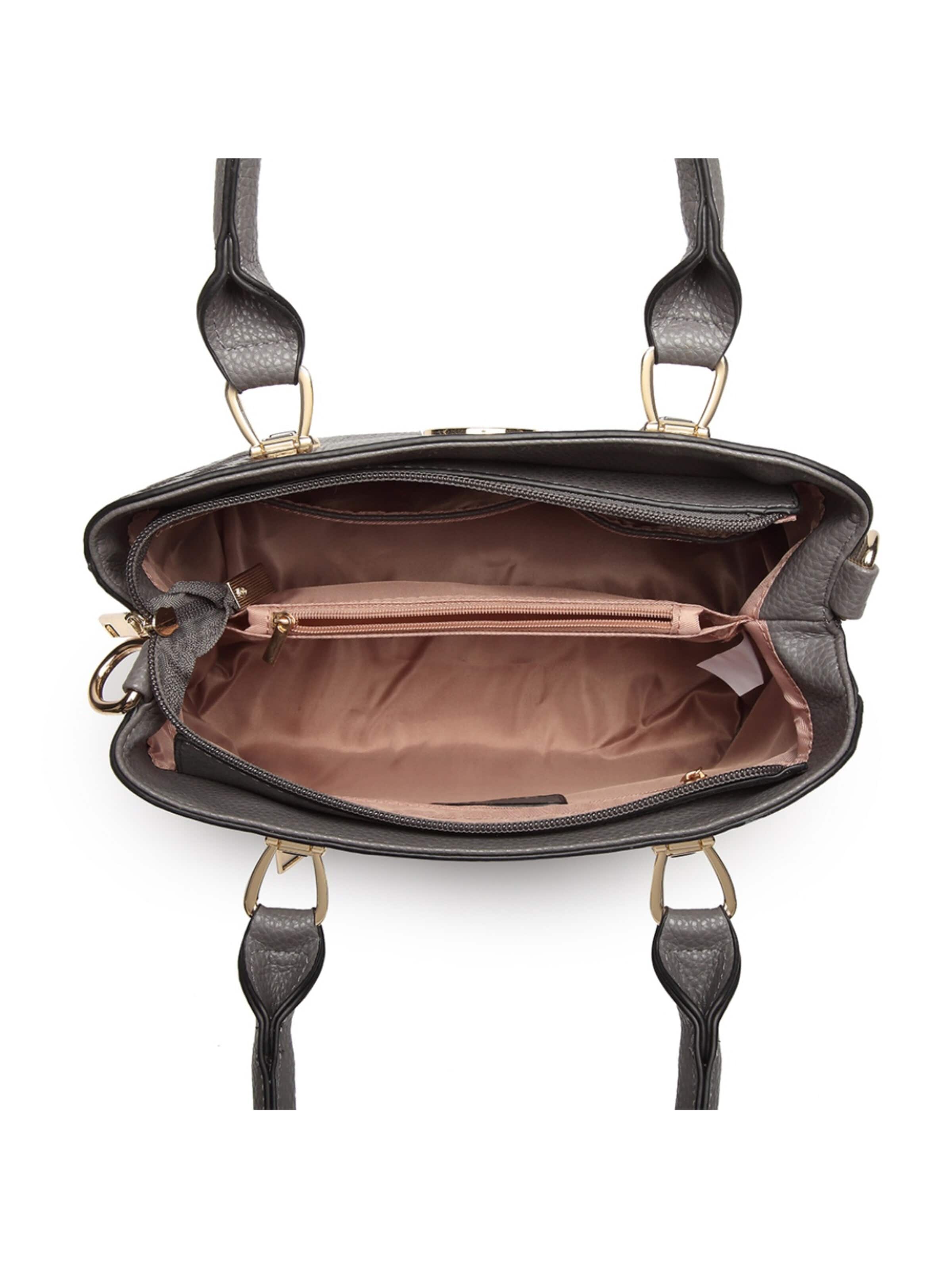 Miss Lulu Shoulder Bag in Grey
