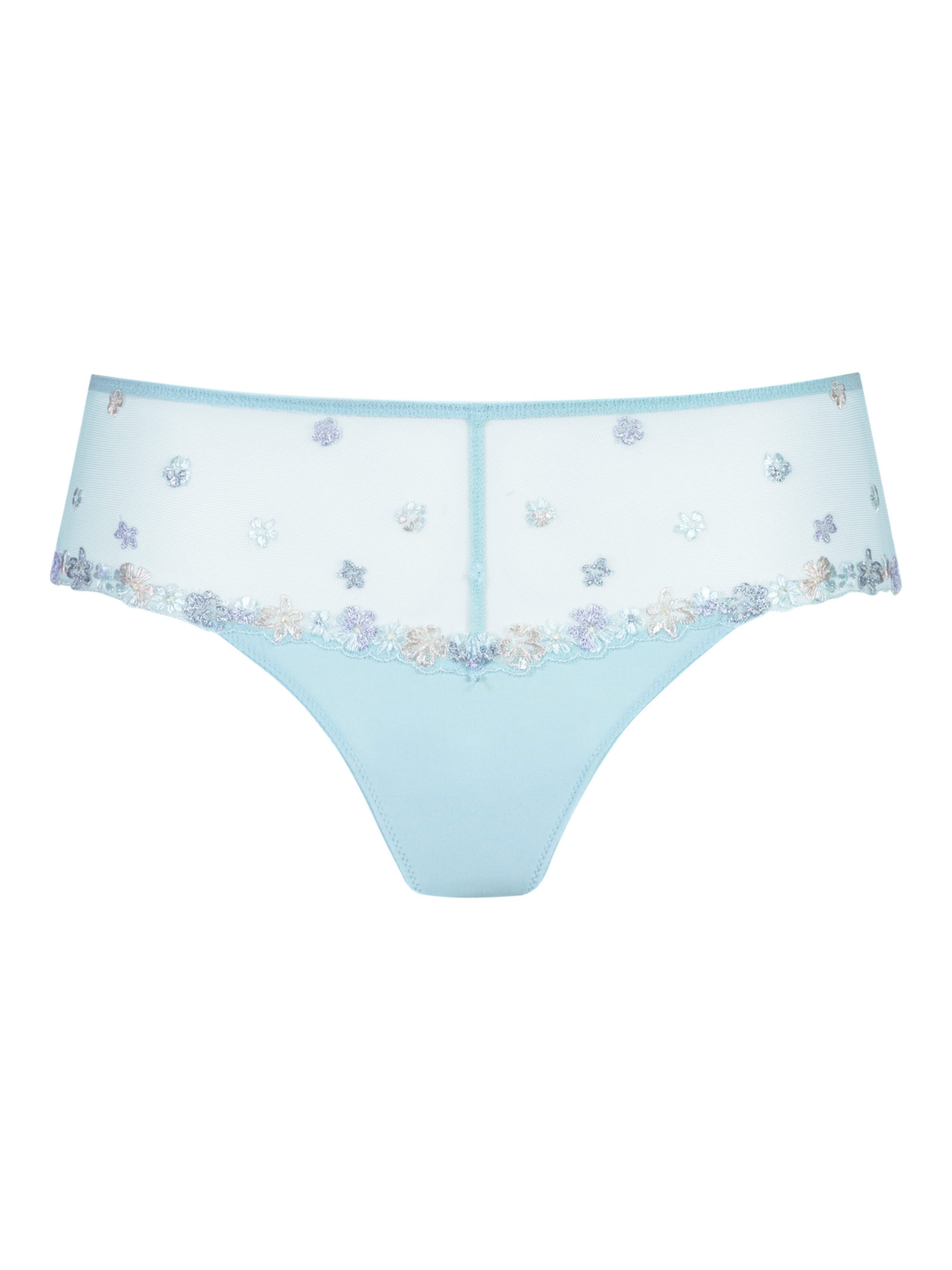 Mey Slip 'Pretty Joan' in Blue: front