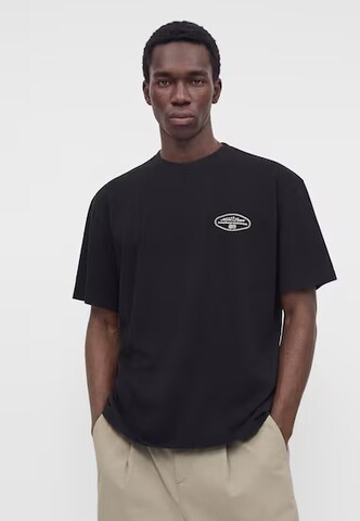 T-Shirt 'Worldwide' Les Deux en noir : devant
