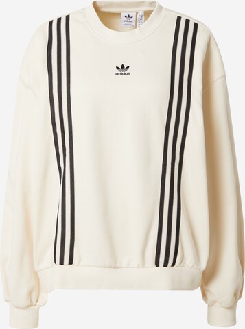 ADIDAS ORIGINALS Sweatshirt 'Adicolor 70S 3-Stripes' in Beige: predná strana