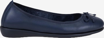 Desa - Bailarina 'DESA Damen DesaComfort Ballerinas aus Leder mit Schleifendetail' en azul: frente