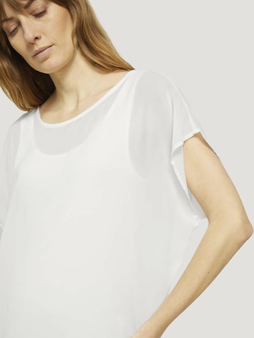 T-shirt TOM TAILOR en blanc