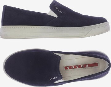 PRADA Flats & Loafers in 35 in Blue: front