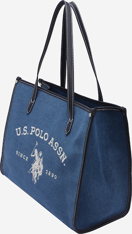 U.S. POLO ASSN. Nakupovalna torba | modra barva