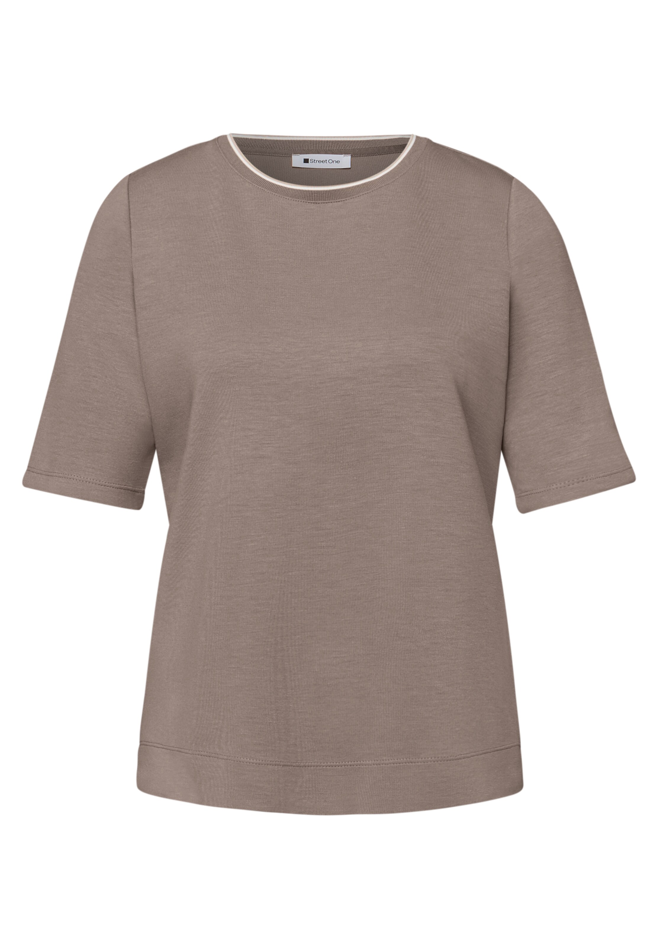 STREET ONE Shirt in Brown: front