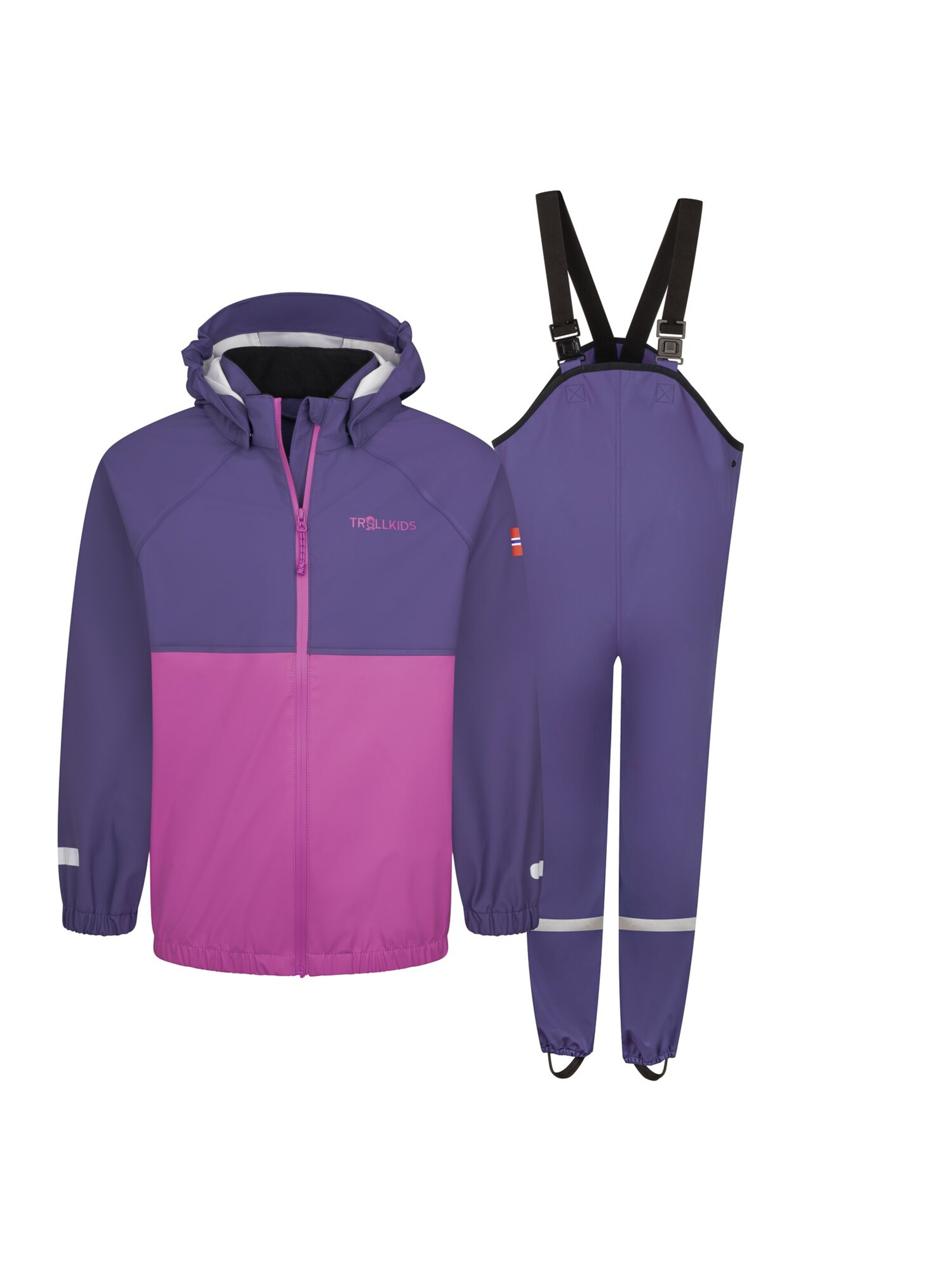 TROLLKIDS Outdoor jacket in Pink: front