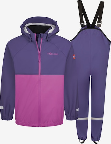 TROLLKIDS Outdoor jacket in Pink: front