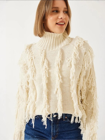 Pullover di Bianco Lucci in colori misti: frontale