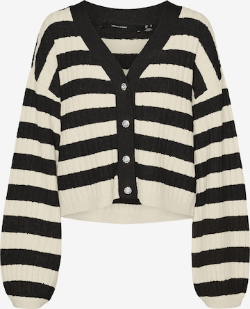 VERO MODA Cardigan 'ELYA' i sort: forside