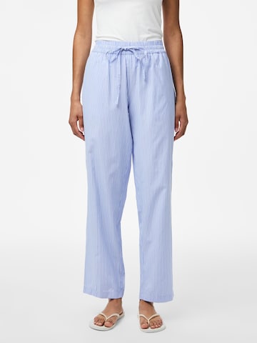 PIECES Regular Trousers in Blue: front