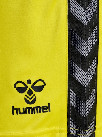 Hummel Regular Workout Pants 'AUTHENTIC' in Yellow