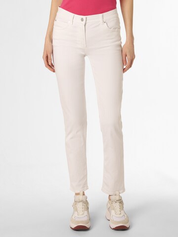 Anna Montana Slim fit Jeans 'Angelika' in White: front