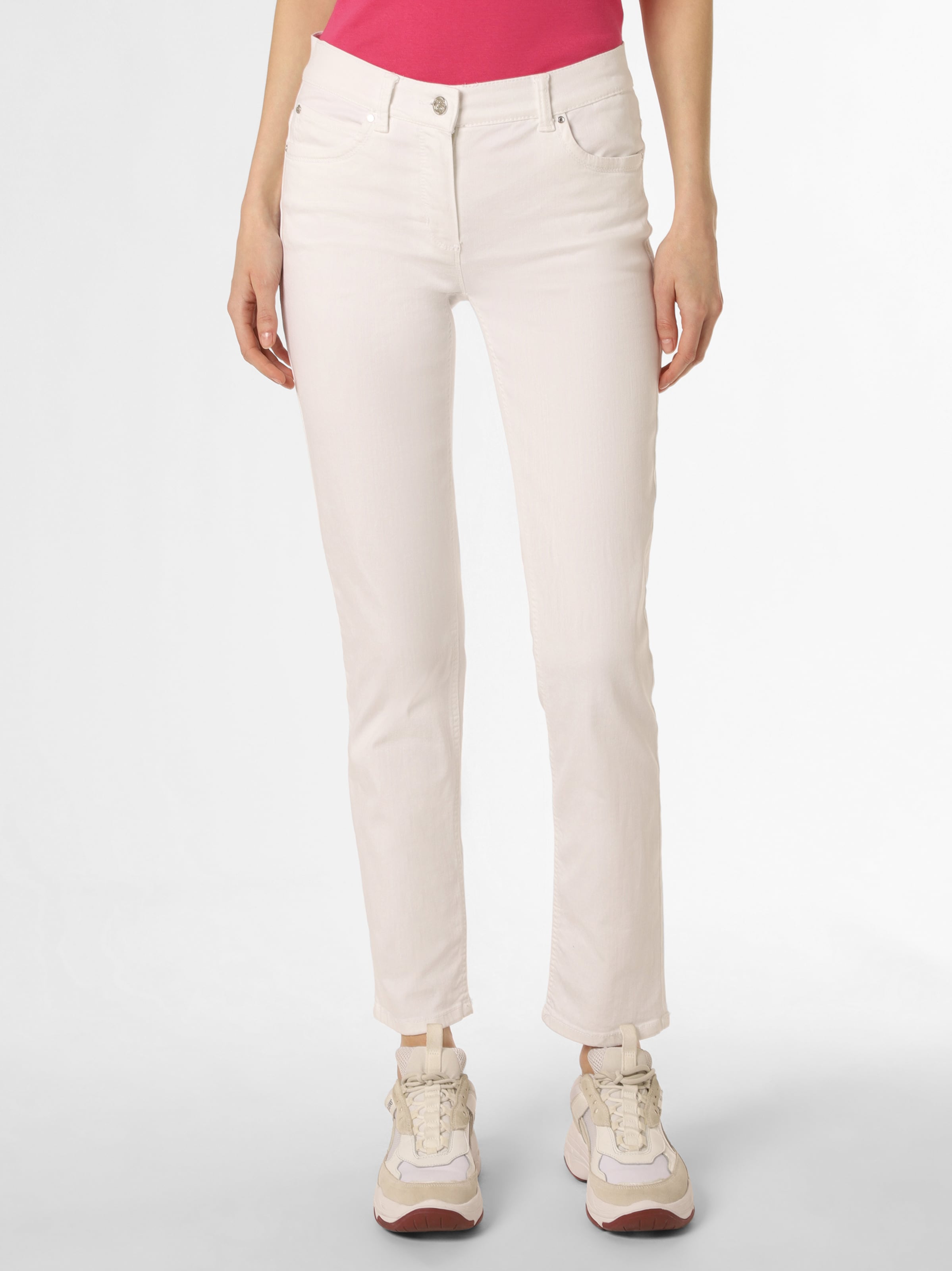 Anna Montana Slim Jeans 'Angelika' in White | ABOUT YOU