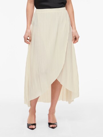 Jupe 'VIPlis' VILA en blanc : devant