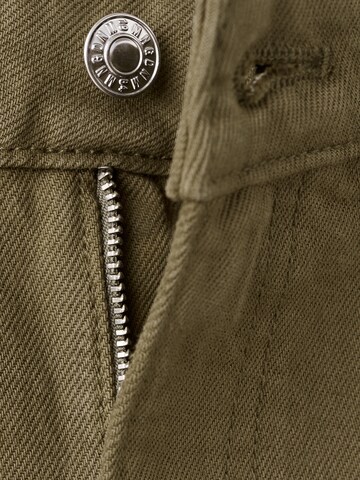 MANGO Wide leg Jeans 'CLEMENCE' in Green