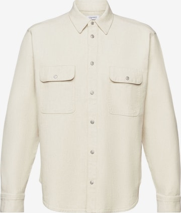 ESPRIT Regular fit Button Up Shirt in White: front