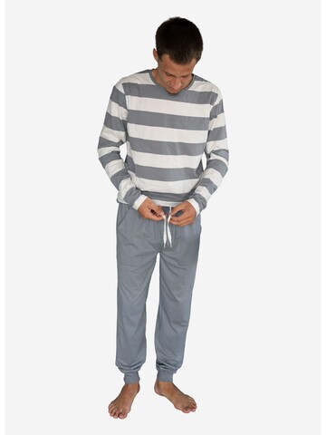 Pyjama long Phil & Co. Berlin en gris : devant