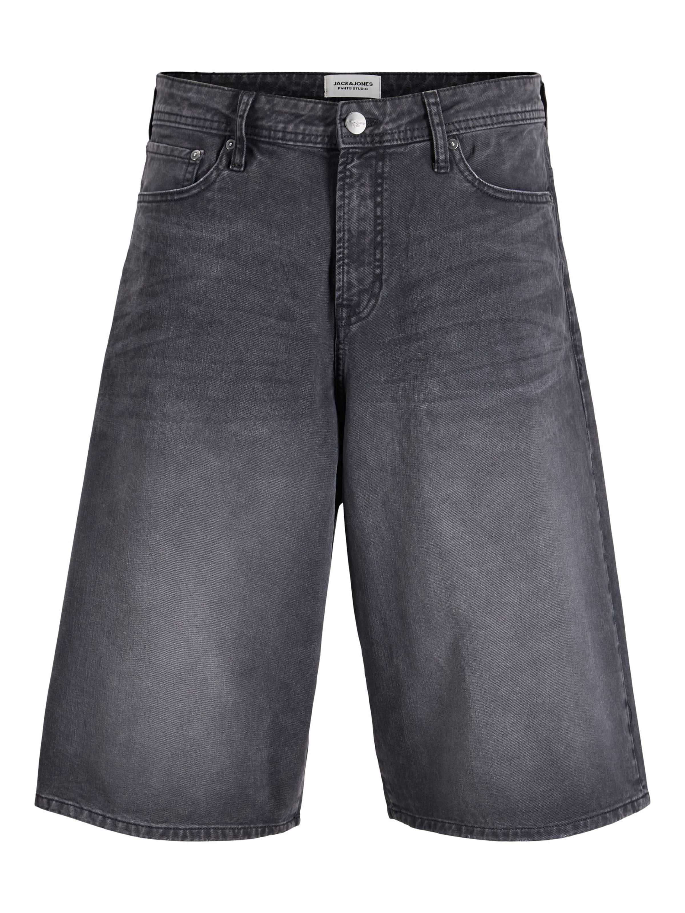 JACK & JONES Baggy Jeans i sort: forside