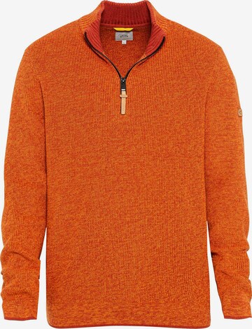 CAMEL ACTIVE Sweater in Orange: front