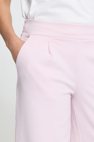 Wide Leg Pantalon 'IHKate' ICHI en rouge