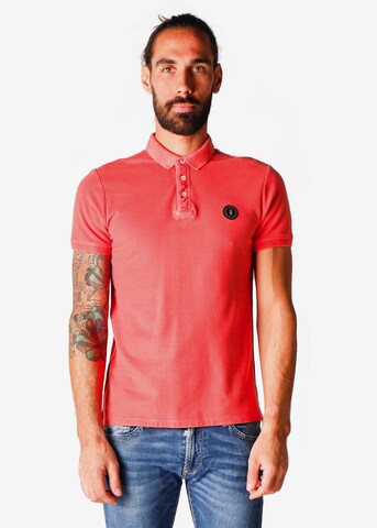 Le Temps Des Cerises Poloshirt 'DYLON' in Rot: predná strana