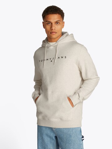 Felpa di Tommy Jeans in beige: frontale