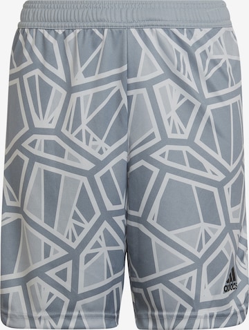 ADIDAS PERFORMANCE Regular Workout Pants in Grey: front