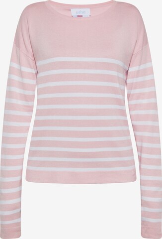 usha BLUE LABEL Sweater in Pink: front