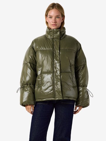 Noisy may Winter jacket in Green: front