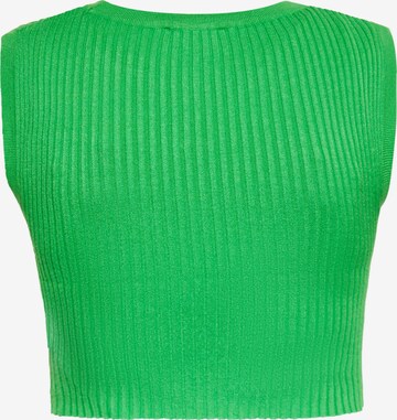 Tops en tricot swirly en vert