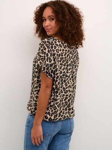 Kaffe T-Shirt 'Marta Stanley' in Braun