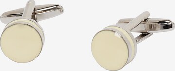 ETERNA Cufflinks in White: front