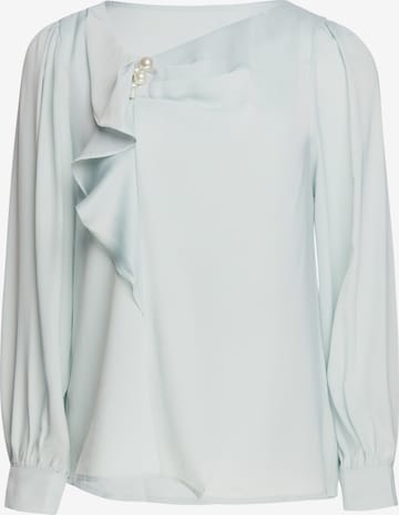 usha BLACK LABEL Blouse in Blauw: voorkant