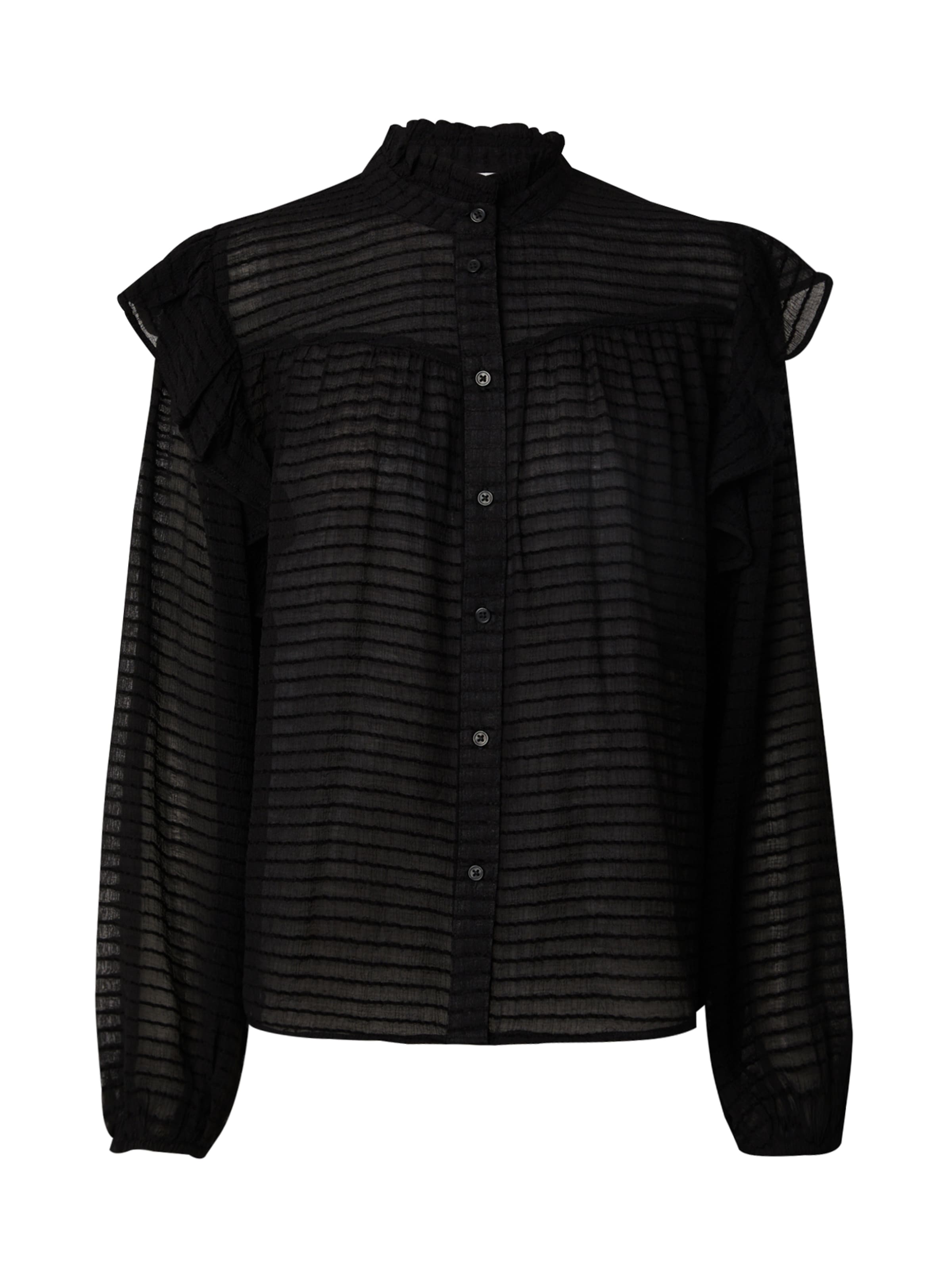 Camicia da donna 'BY HELIA' di b.young in nero: frontale