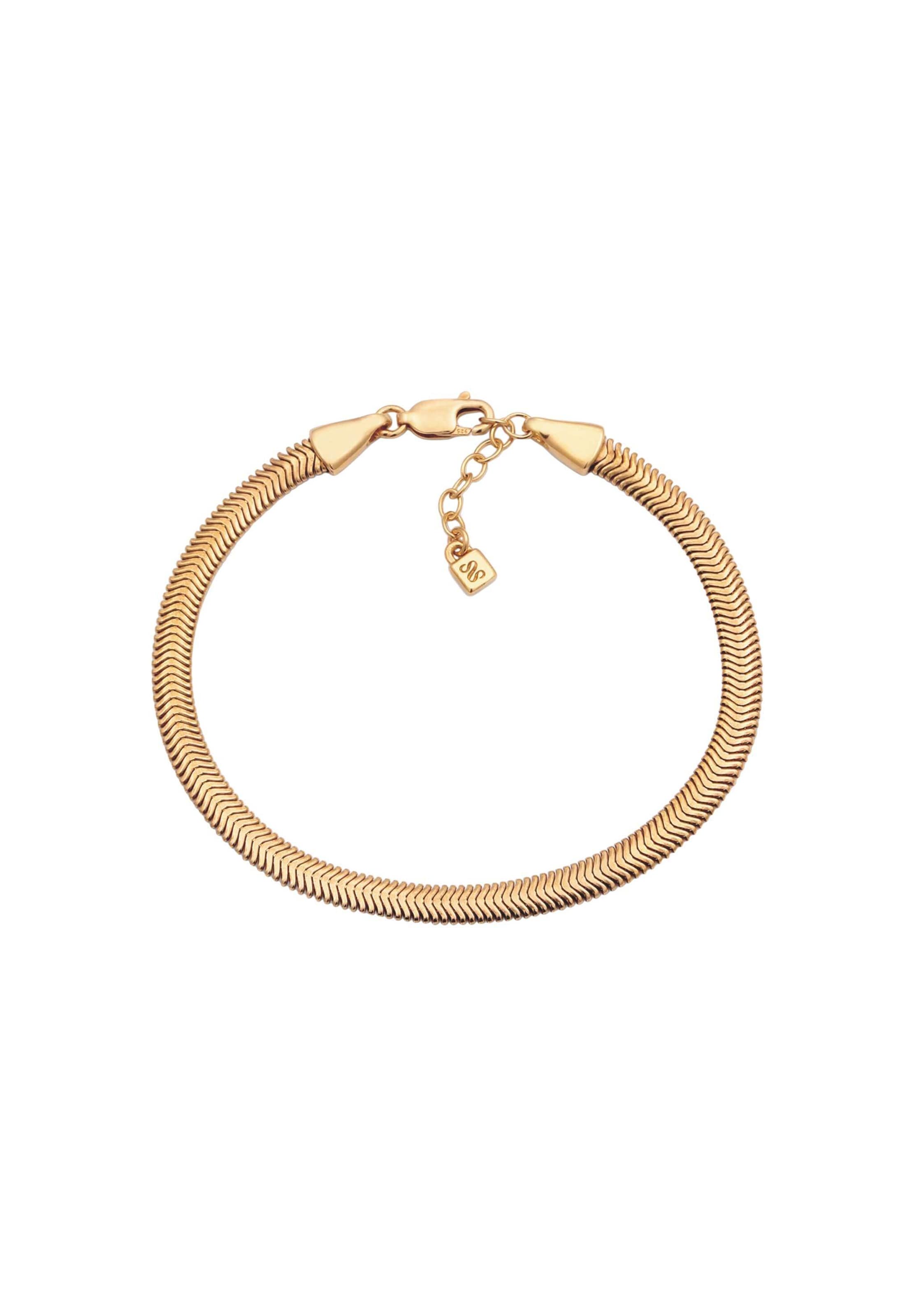 Stilnest Bracelet 'Schlangenkette' in Gold