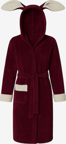 fashionshowcase Bademantel kurz 'CosyDream' in Lila: Vorderseite