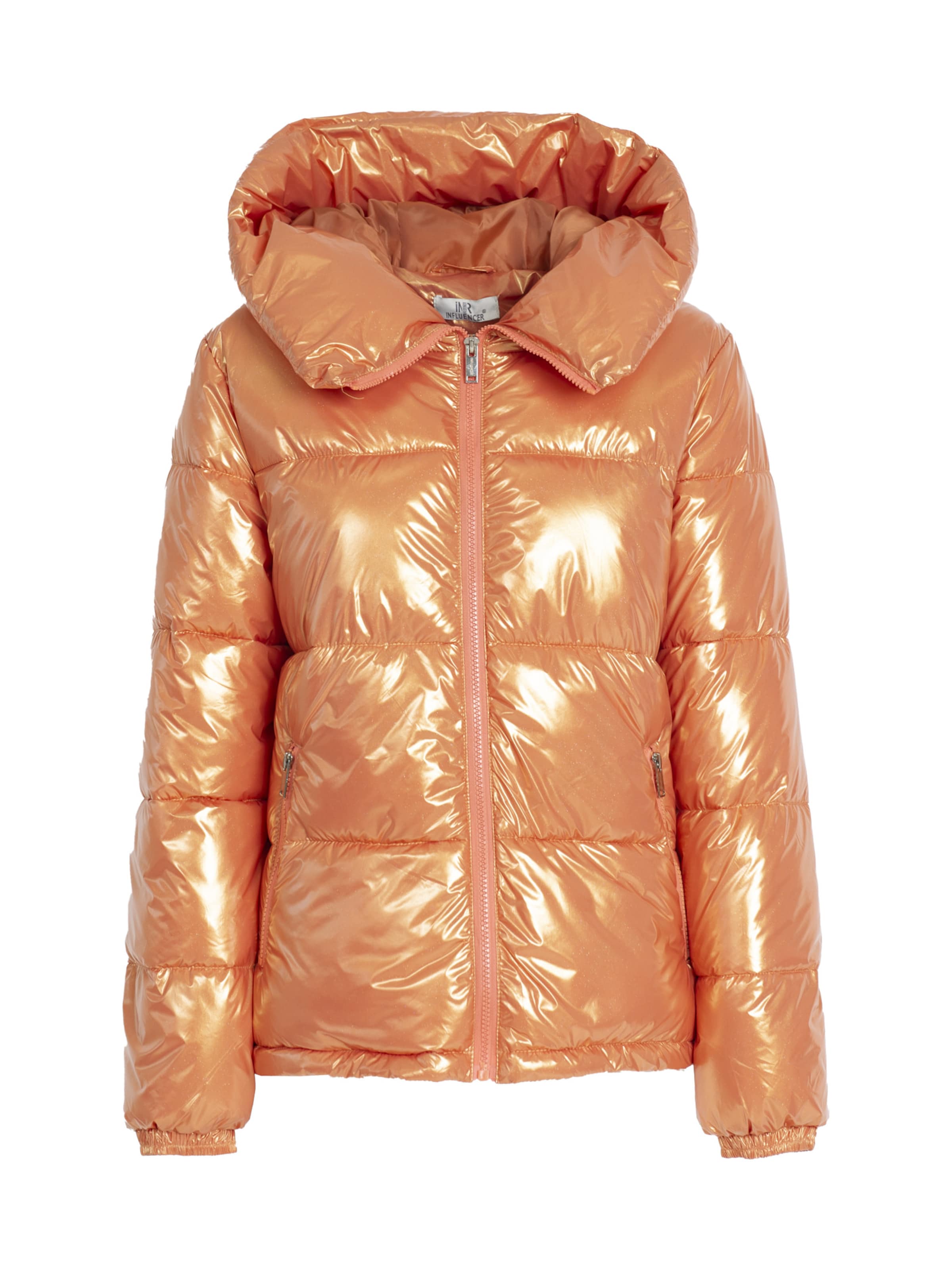 Influencer Vinterjacka i orange: framsida