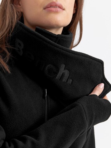 BENCH Fleecejacke 'Funnel' in Schwarz