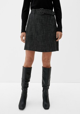 s.Oliver BLACK LABEL Rock in Schwarz: Vorderseite