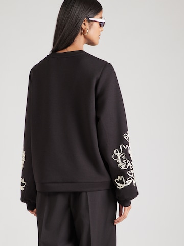 VILA Mikina 'VISIFFI' - Čierna